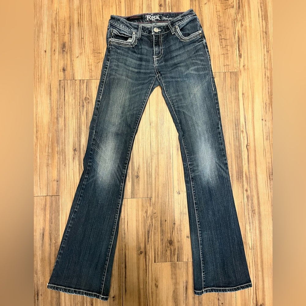 Wrangler Women's Dark Blue Bootcut Jeans